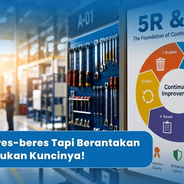 Framework penerapan 5R 5S sebagai continuous improvement
