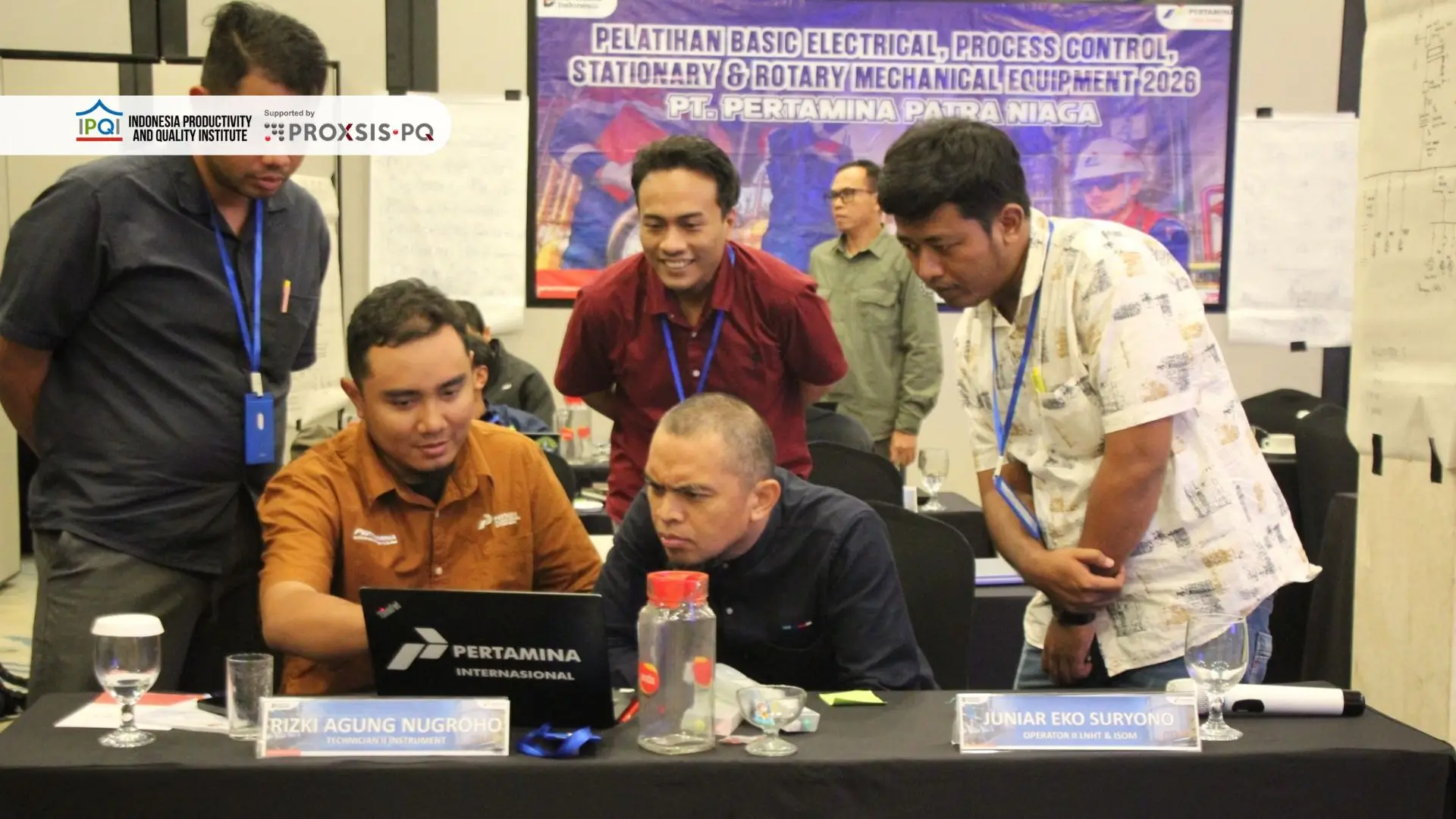 Suasana pelatihan industrial plant engineering fundamental di Semarang.